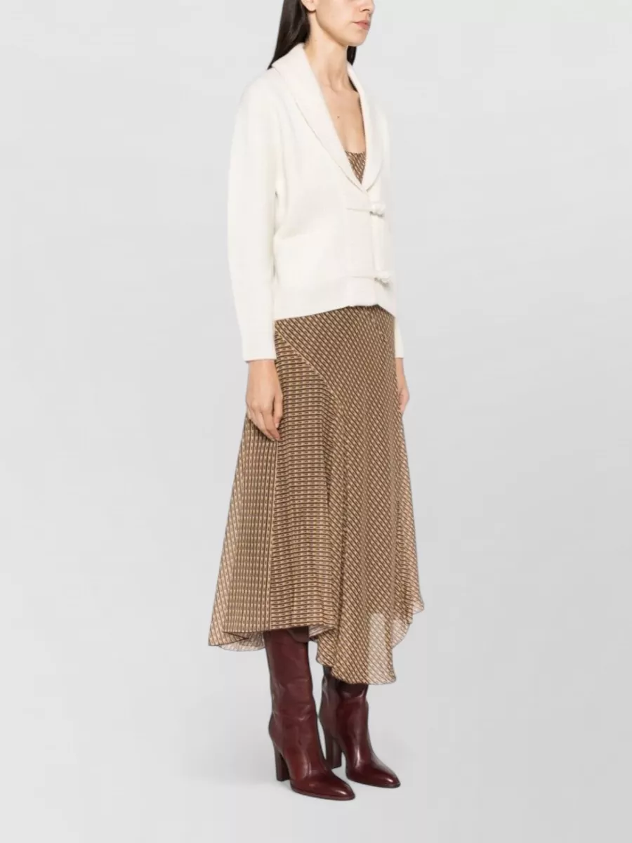 Forte Forte Ribbed Cashmere Blend Shawl Collar Cardigan