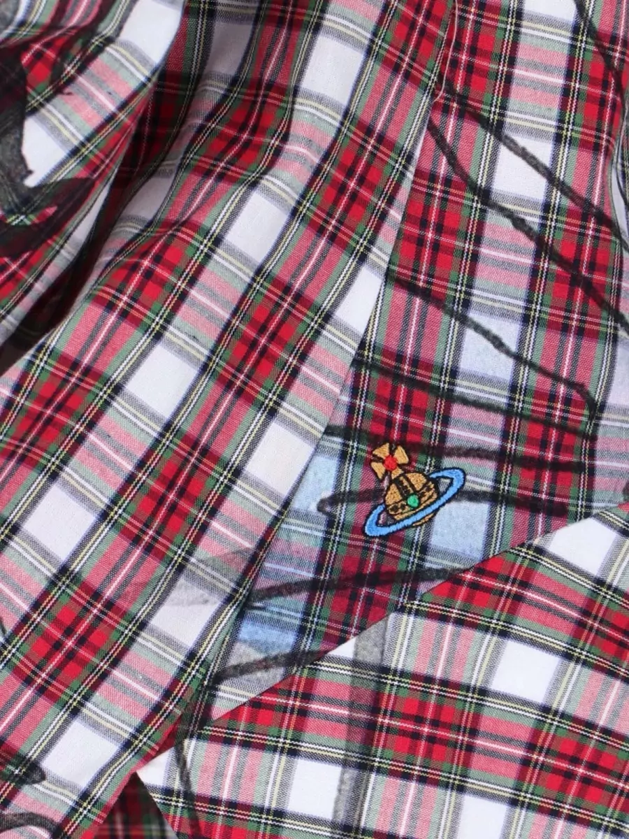 Vivienne Westwood Draped Front Square Neck Sleeveless Top