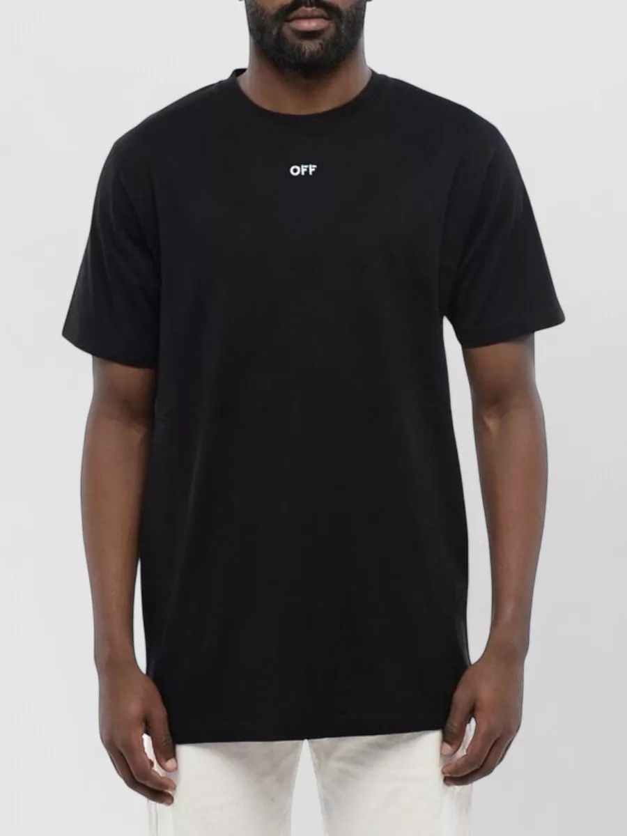 Off-White cotton crew-neck t-shirt