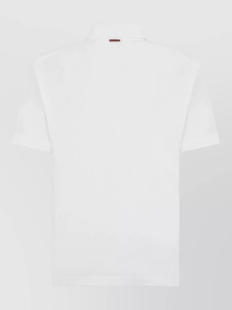 Zegna Cotton Short-Sleeve Polo Shirt