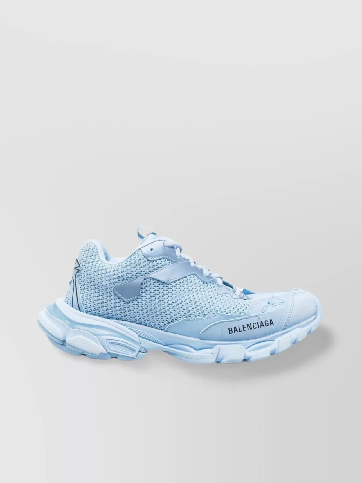 Shop Balenciaga Track Sole Chunky Trainers In Blue