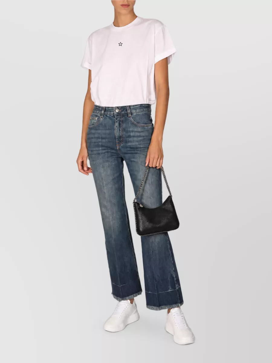 Stella Mccartney Denim Wide-Leg Trousers