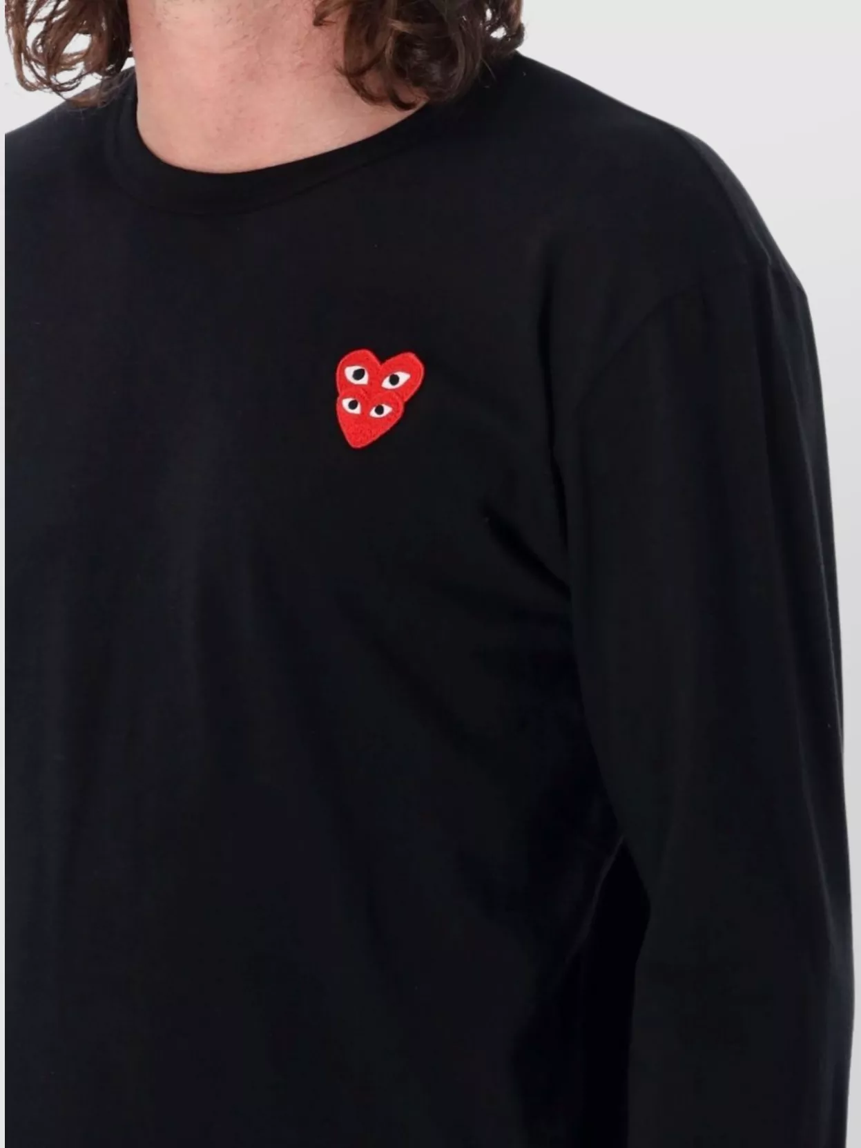 Comme Des Garçons Play Two Heart L/S T-Shirt