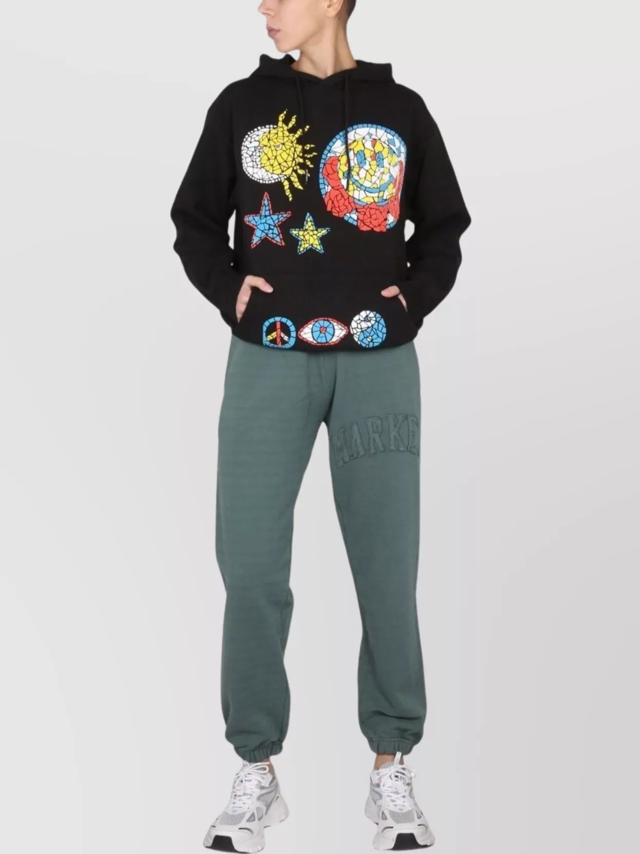 Market Drawn Varsity Sweatshirt Hood