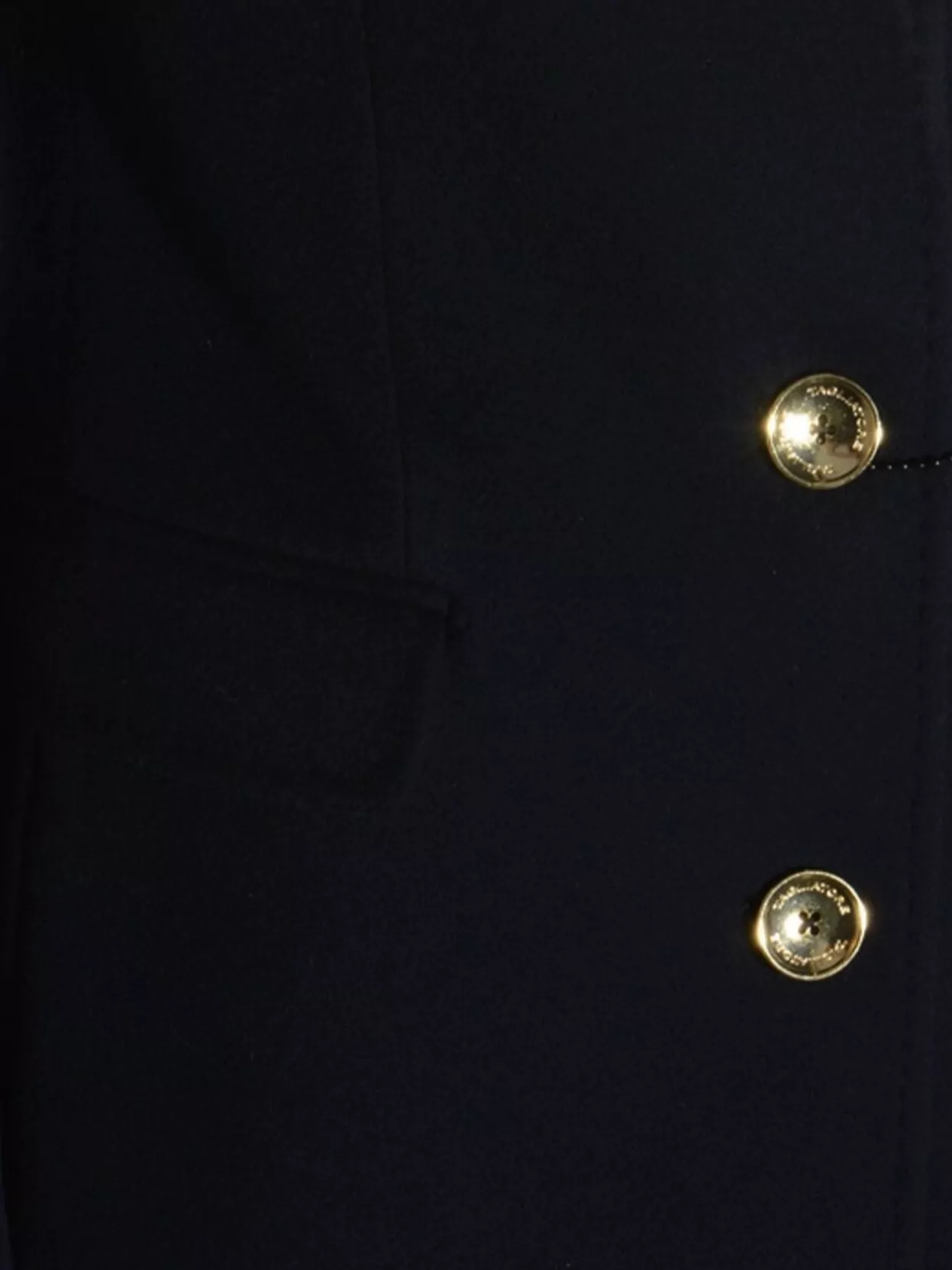 Tagliatore Long Sleeve Coat With Notched Lapel And Back Vent In Multi