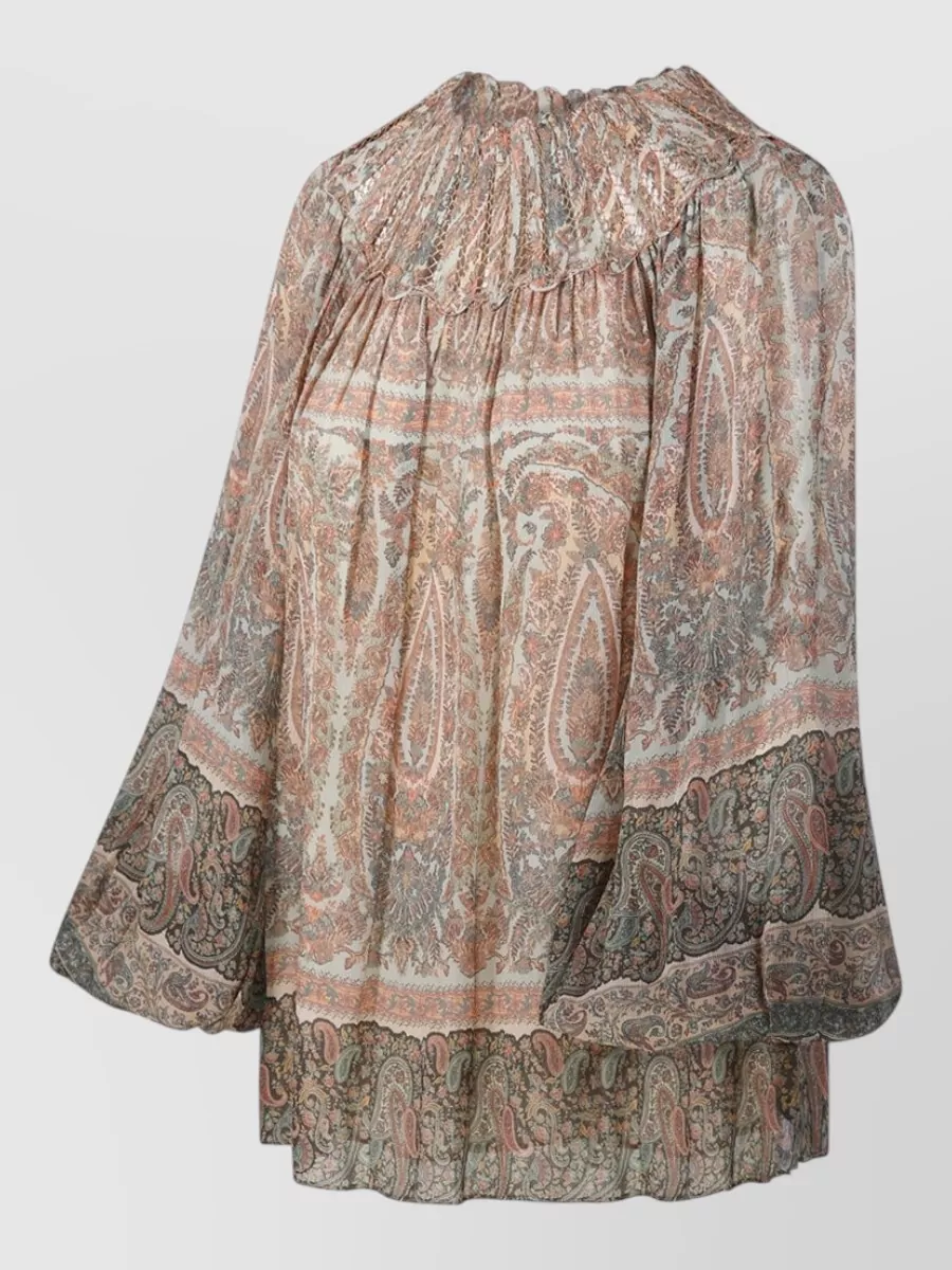 Zimmermann Momentum Rouleau Billow Blouse
