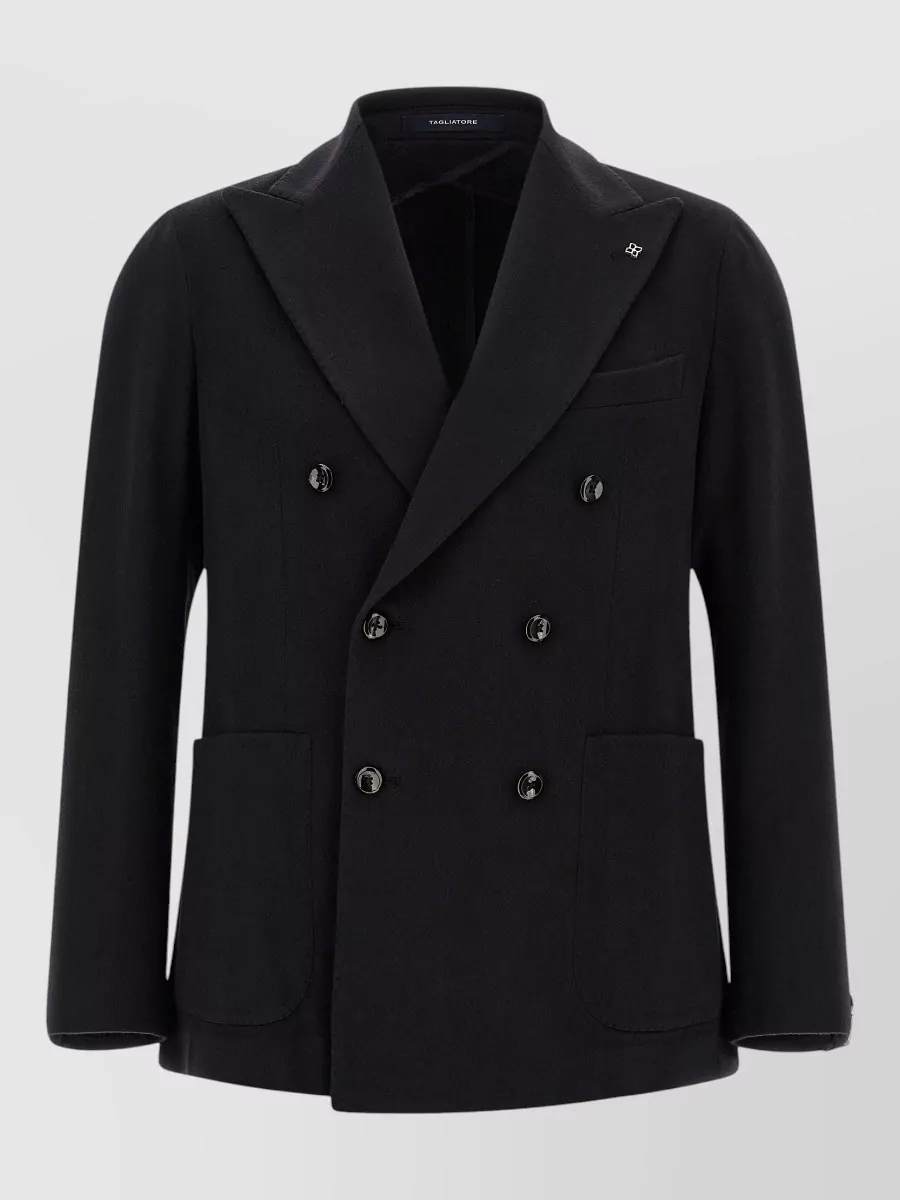 Tagliatore cashmere double-breasted blazer
