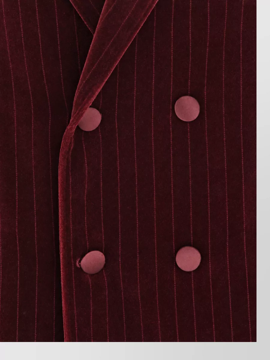 Brunello Cucinelli Velvet Pinstripe Tuxedo Jacket