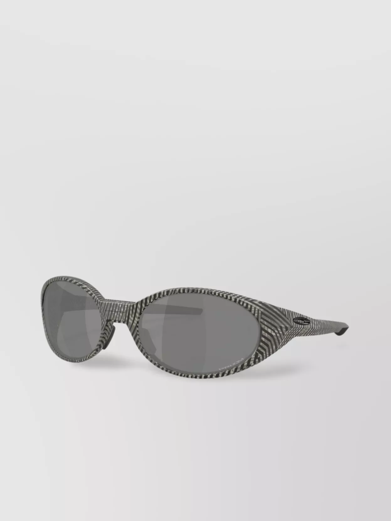 Oakley Oval Patterned Sunglasses Dark Lenses