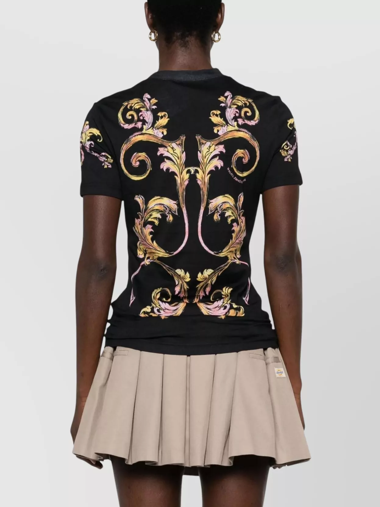 Versace Jeans Couture Placed T-Shirt Baroque Print