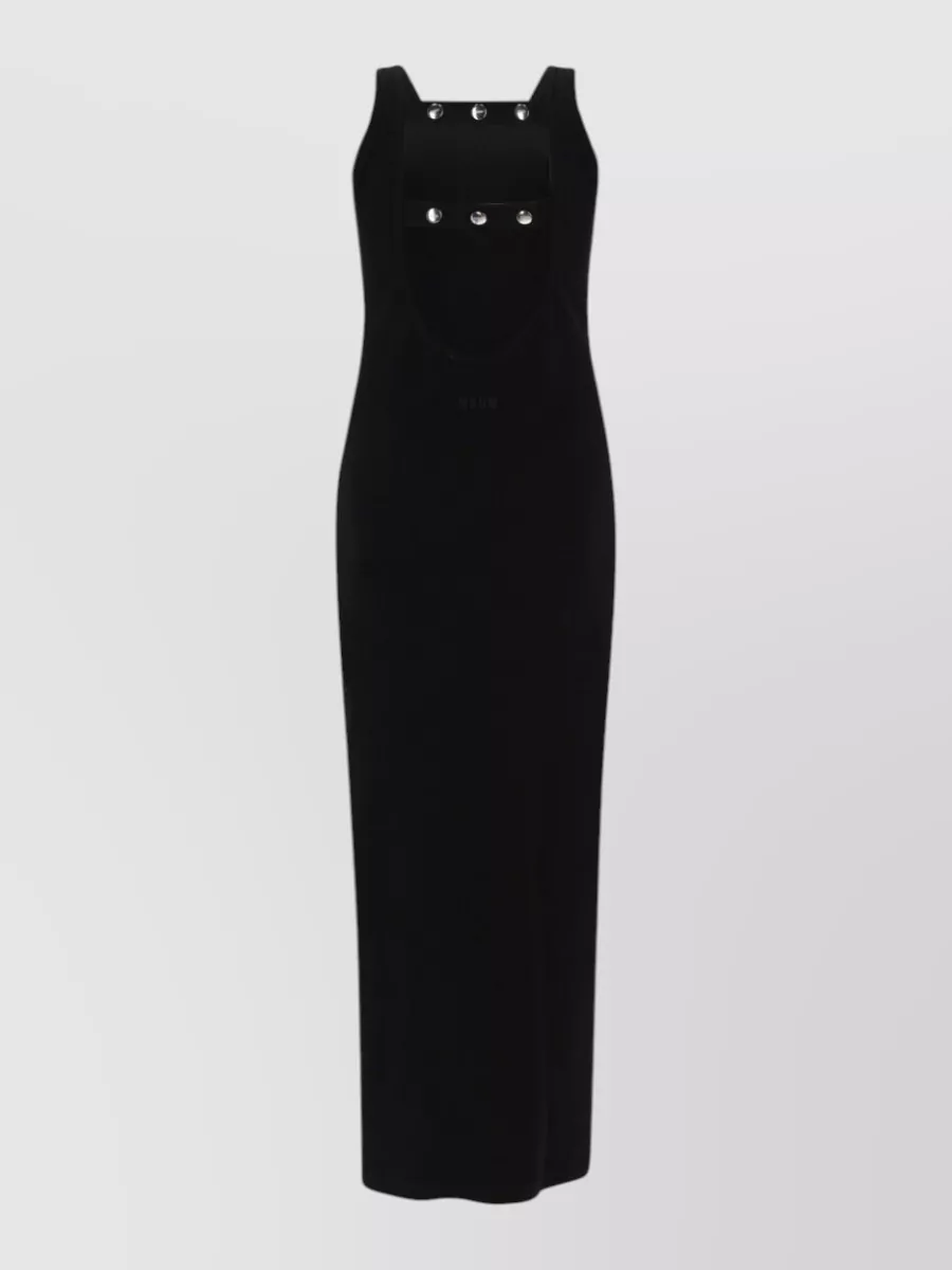 MSGM viscose maxi dress