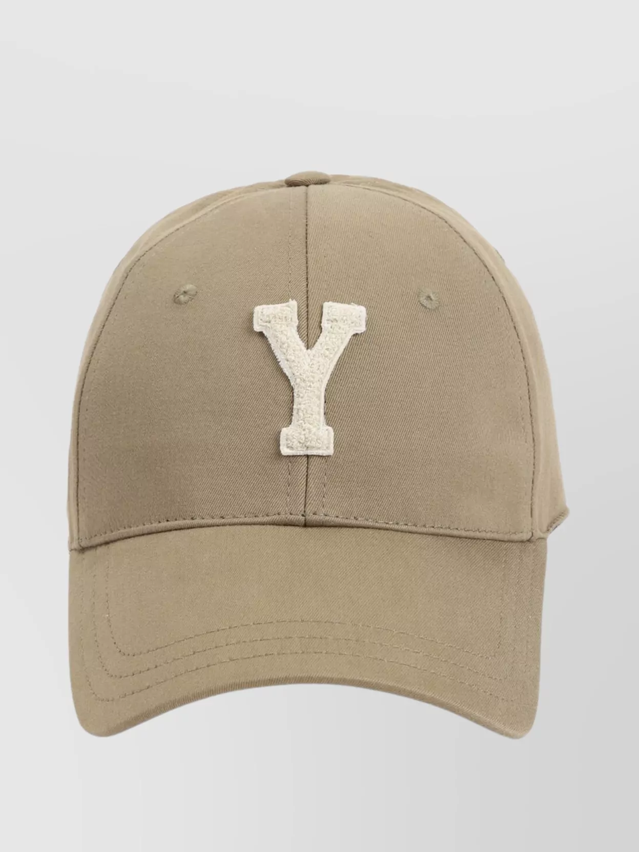 Saint Laurent Curved Brim Cotton Baseball Hat