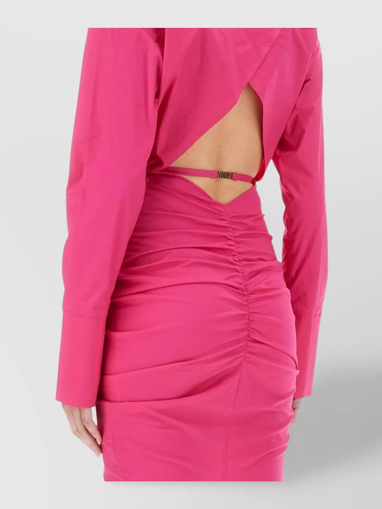 Versace Jeans Couture Ruffled Dress Slim Fit