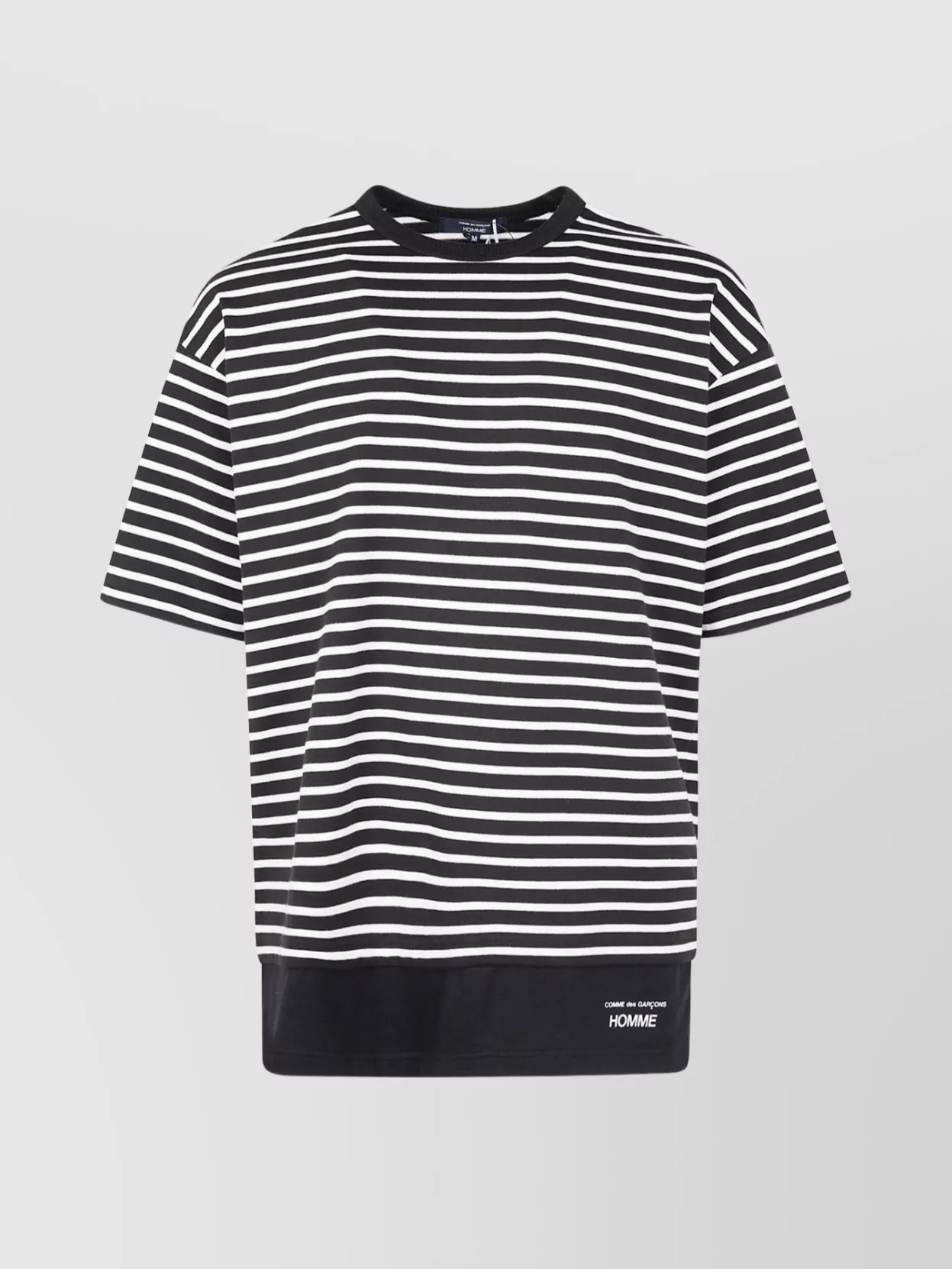 Comme Des Garçons Homme Men's Striped Crew Neck T-Shirt