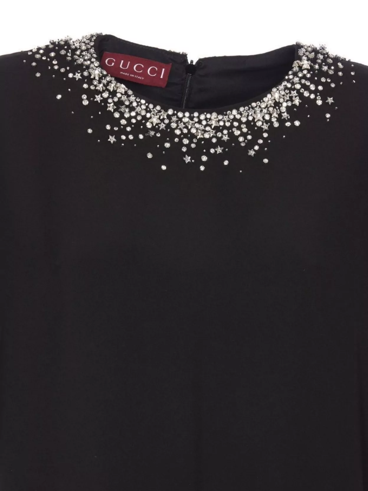 Gucci Embellished Crewneck Star Dress