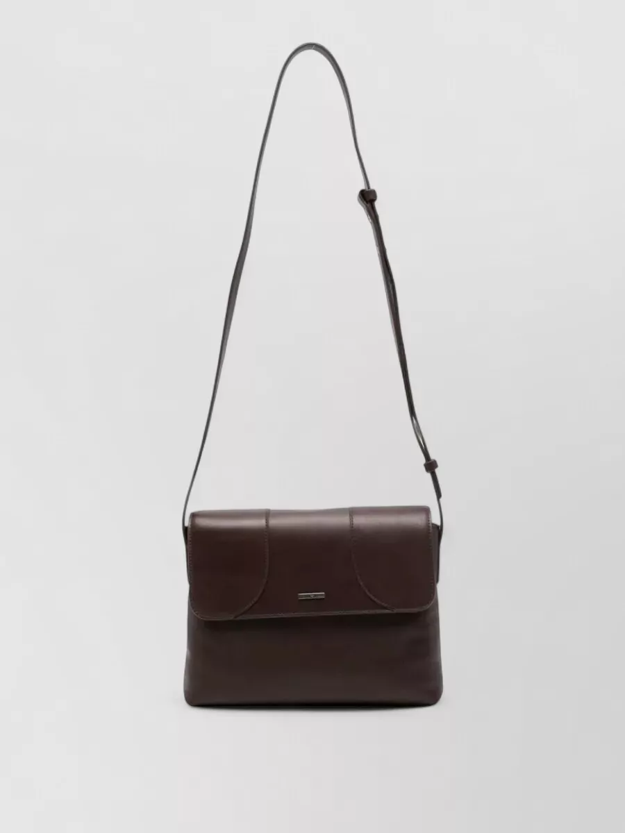 Emporio Armani calf leather shoulder bag