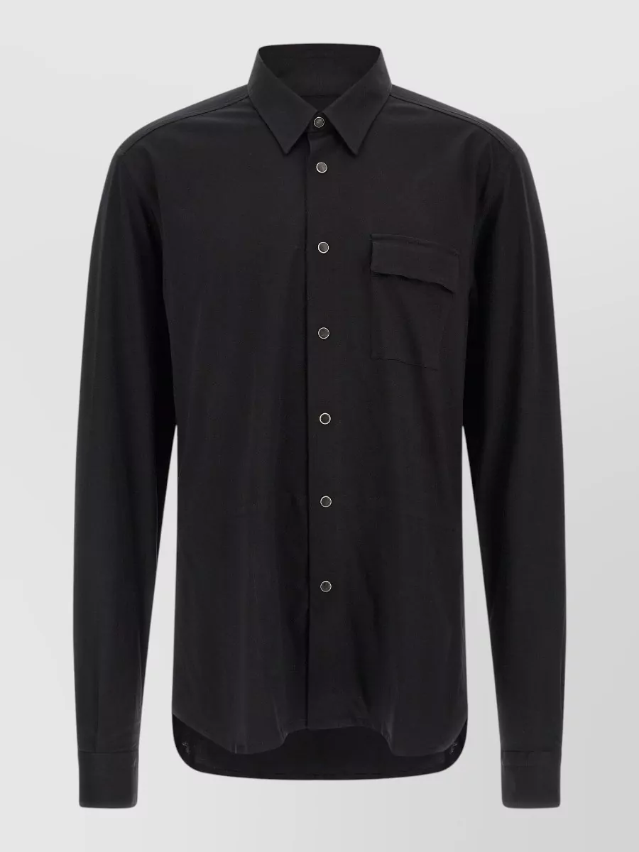 Kiton cotton buba long-sleeve shirt