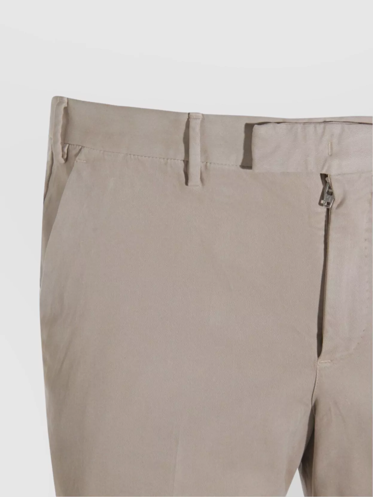 Pt Torino Trousers With Belt Loops And Pockets In Neutral