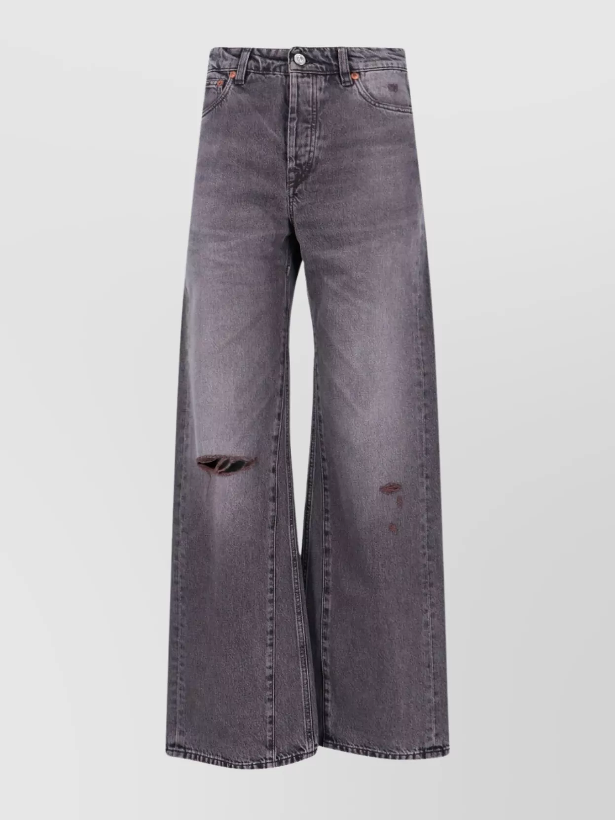 Our Legacy Wide Leg Trousers Five-pocket Style In Gray