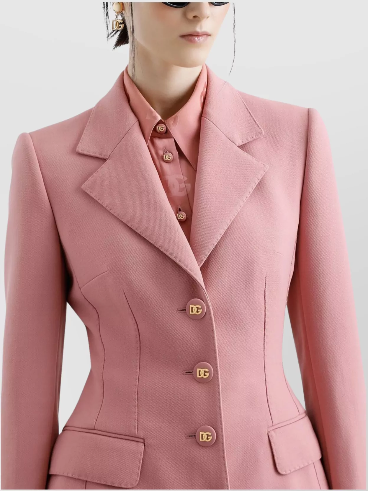 Dolce&Gabbana Tailored Single-Breasted Jacket Flap Pockets