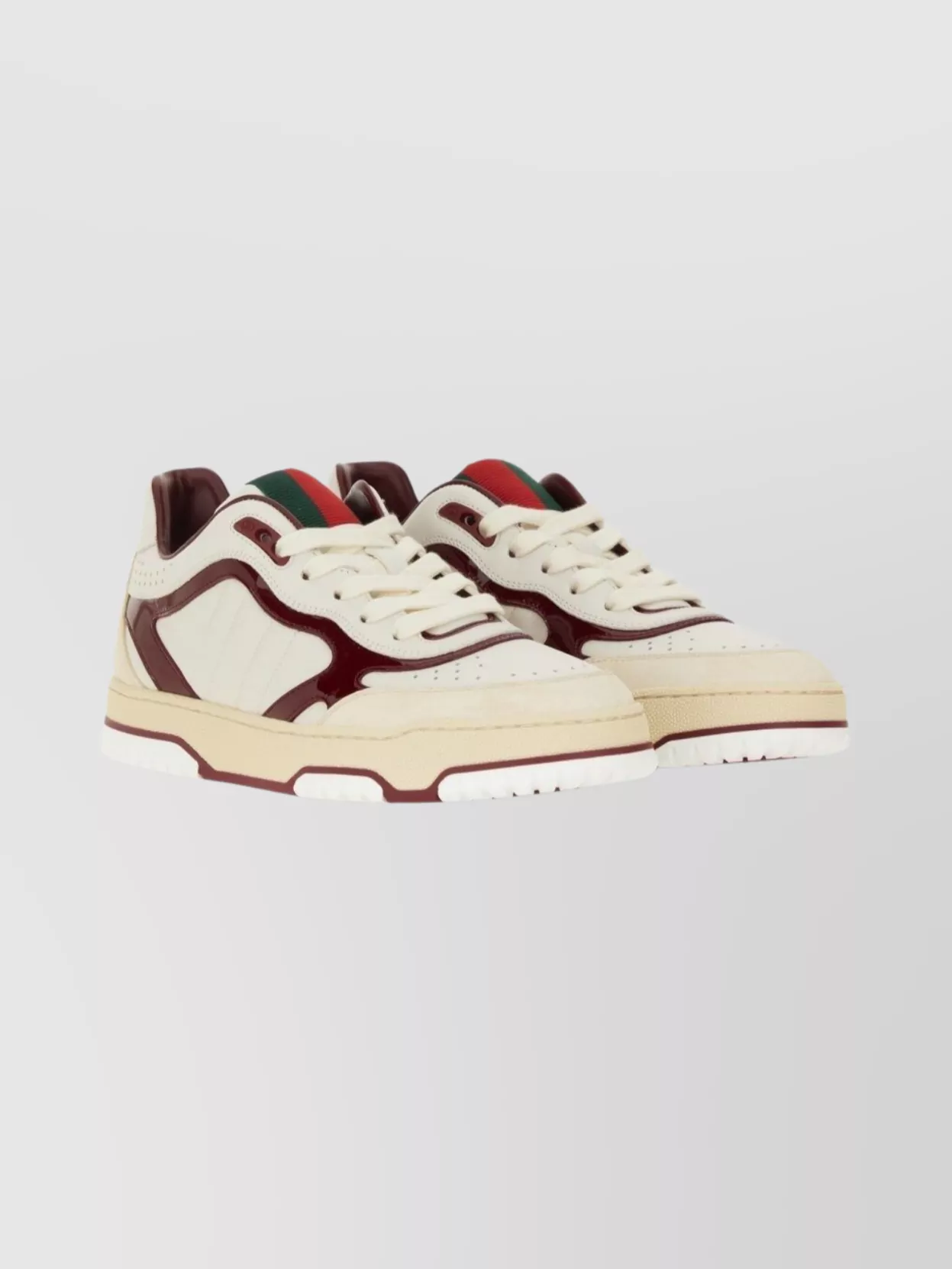 Gucci Re-Web Sneakers Featuring Contrast Panels
