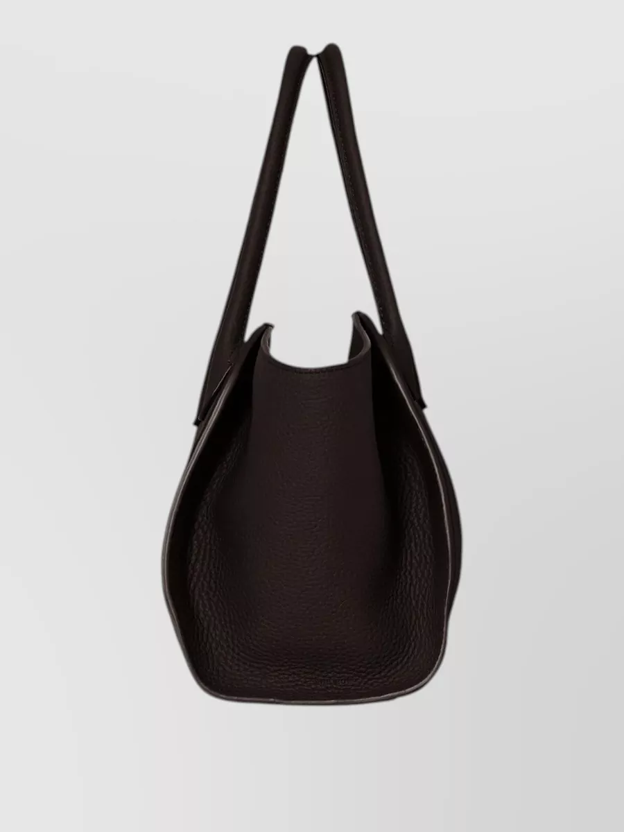 The Row Calfskin Leather Marlo 12 Tote Bag
