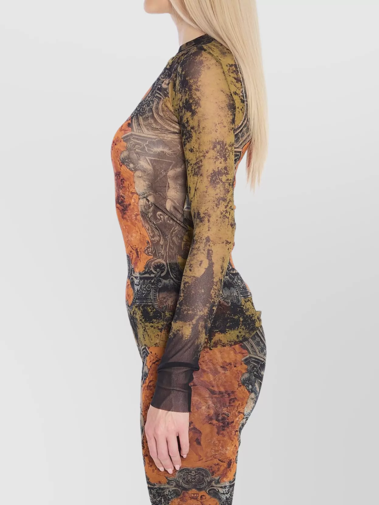 Jean Paul Gaultier Medallion Crew Neck Top