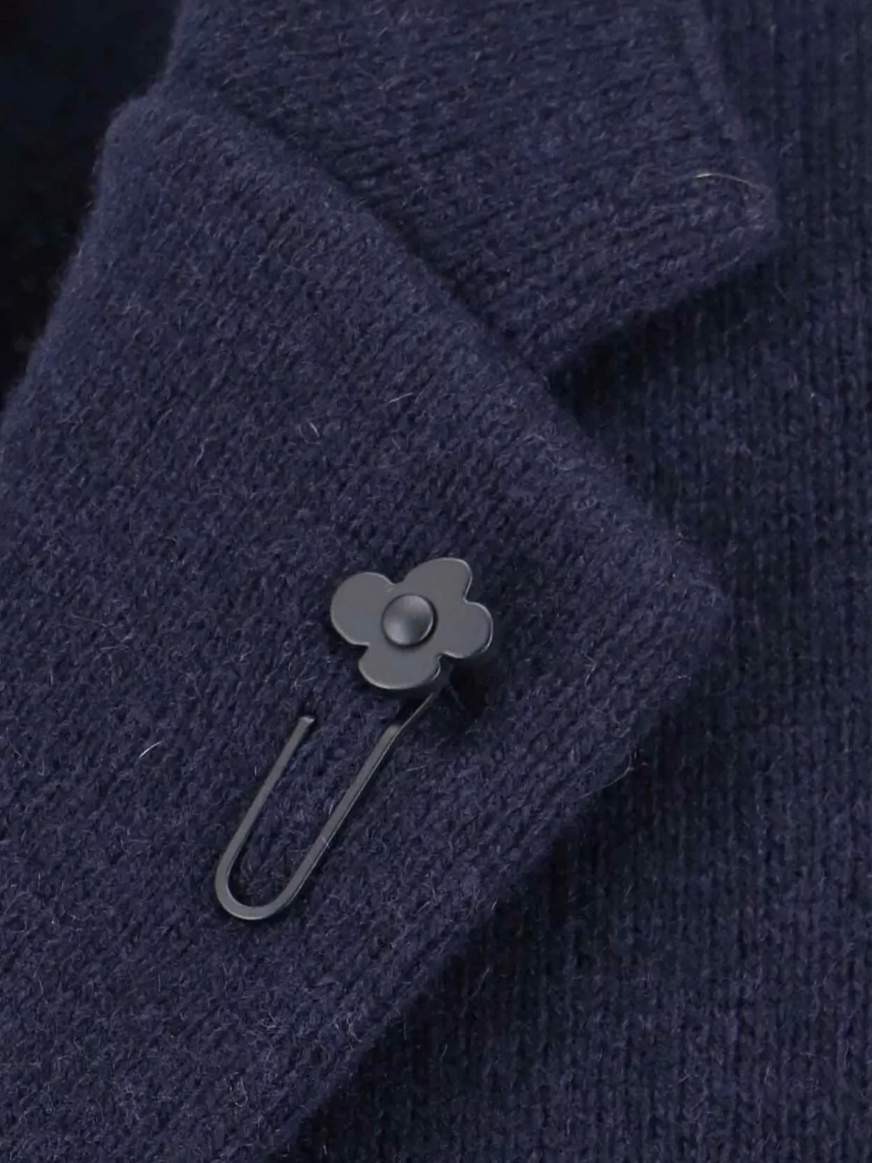 Lardini Tailored Jacket With Decorative Pin And Pockets