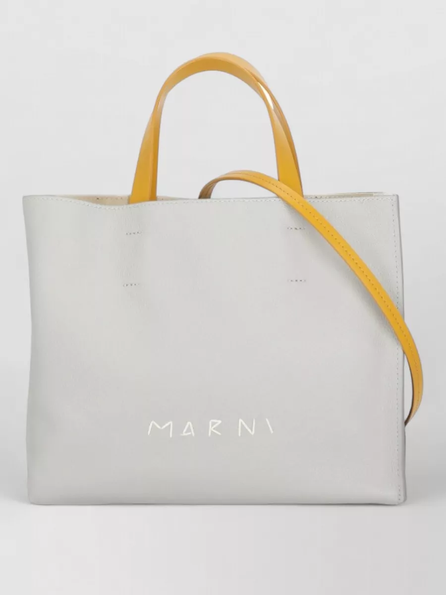 Marni Museo Leather Tote Bag