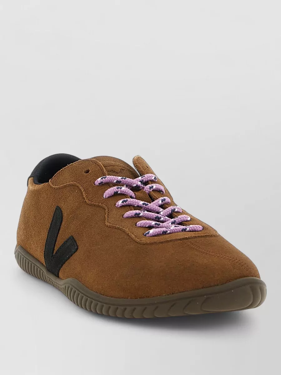 Veja leather jitsu lace-up sneakers