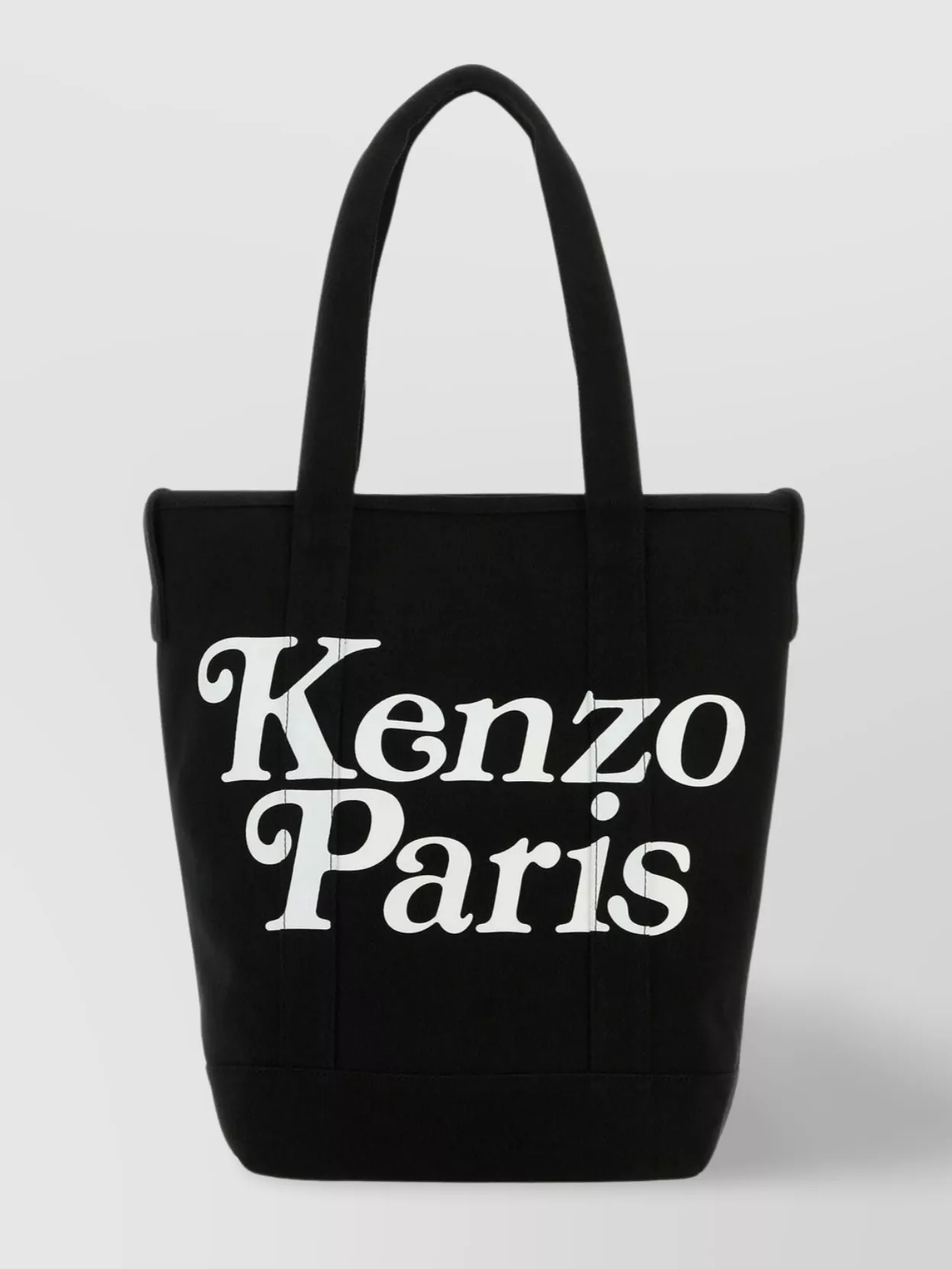 Shop Kenzo Canvas Utility Shopping Bag In Black