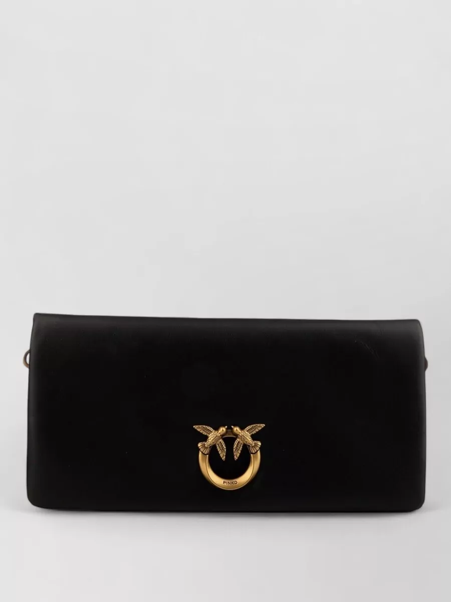 Pinko Love bag click medium leather crossbody bag