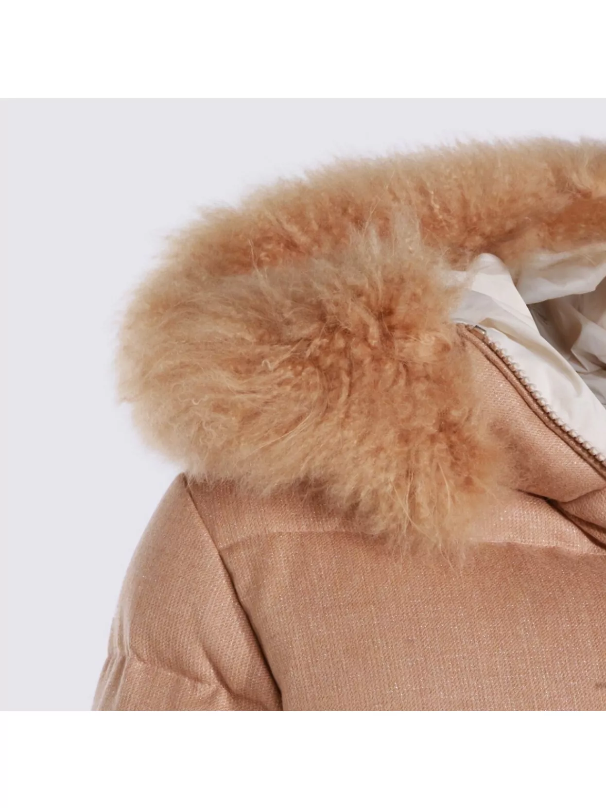 Eleventy Insulated Jackets With Fur Trim Hood