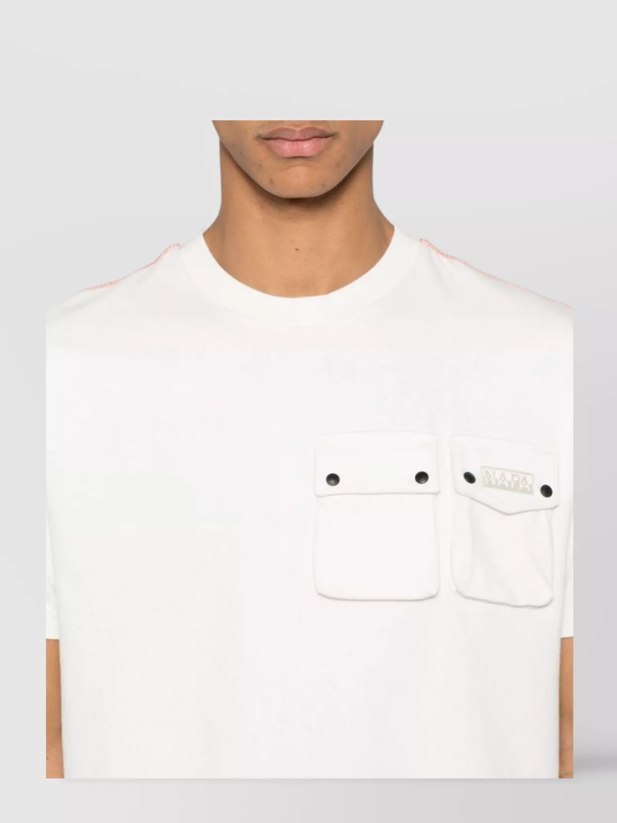Napapijri Crew Neck T-shirt Front Pockets