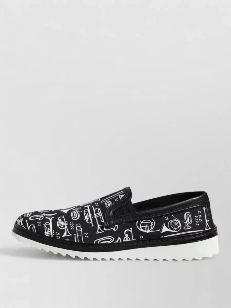 Dolce&Gabbana Printed Slip-On Sneakers