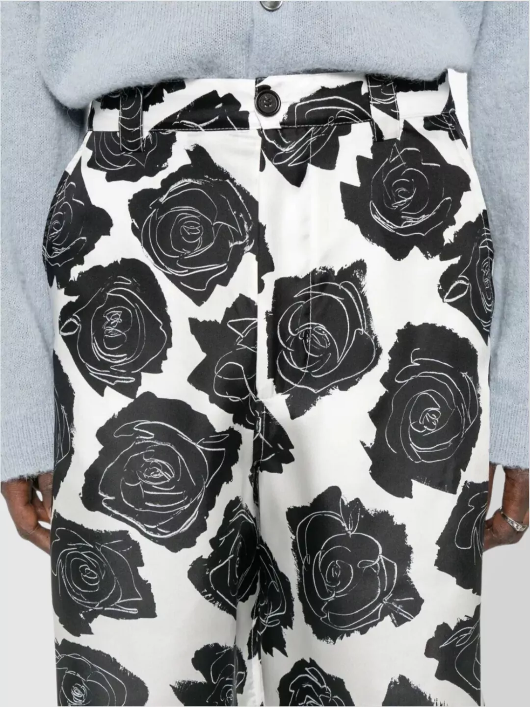 Marni Printed Shorts With Pockets And Belt Loops