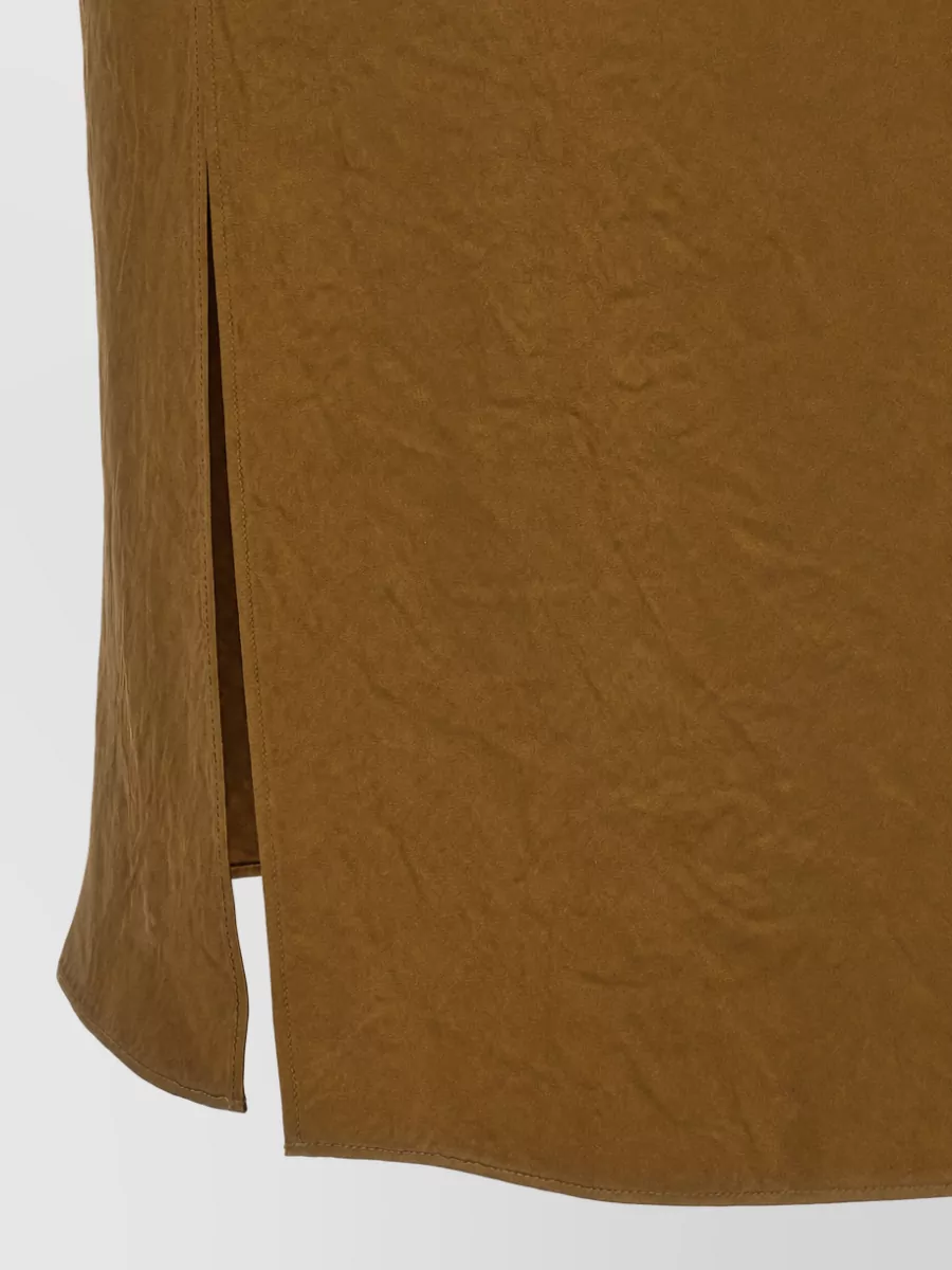 Vince Satin High-Rise Pencil Skirt
