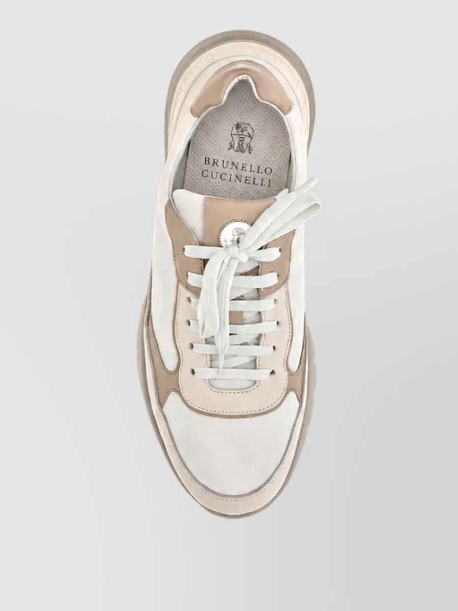 Brunello Cucinelli Leather Low-Top Sneakers