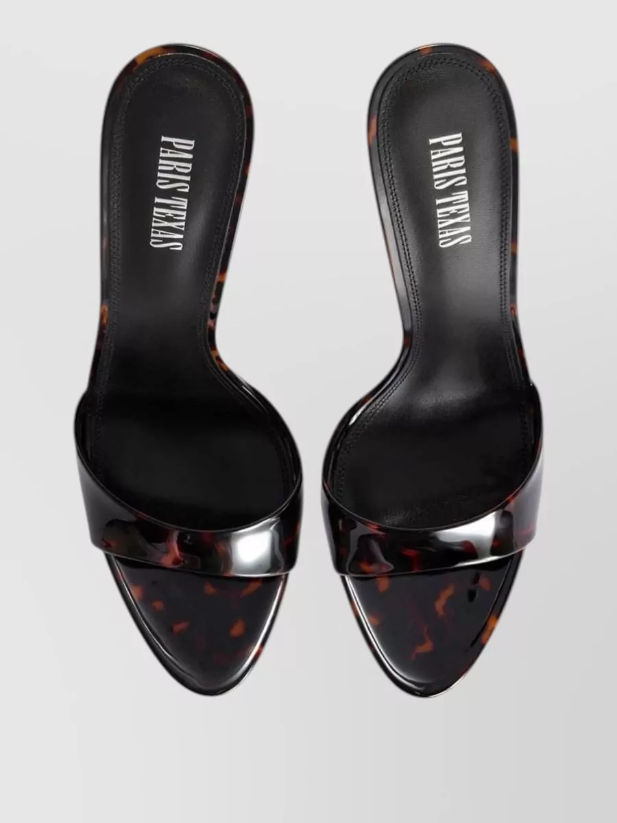 Paris Texas Patent Leather Mules