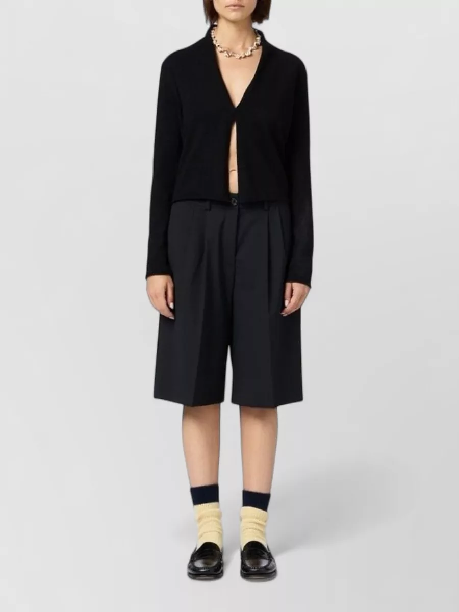 Guest In Residence Ribbed Cashmere Long-Sleeve Polo Jumper