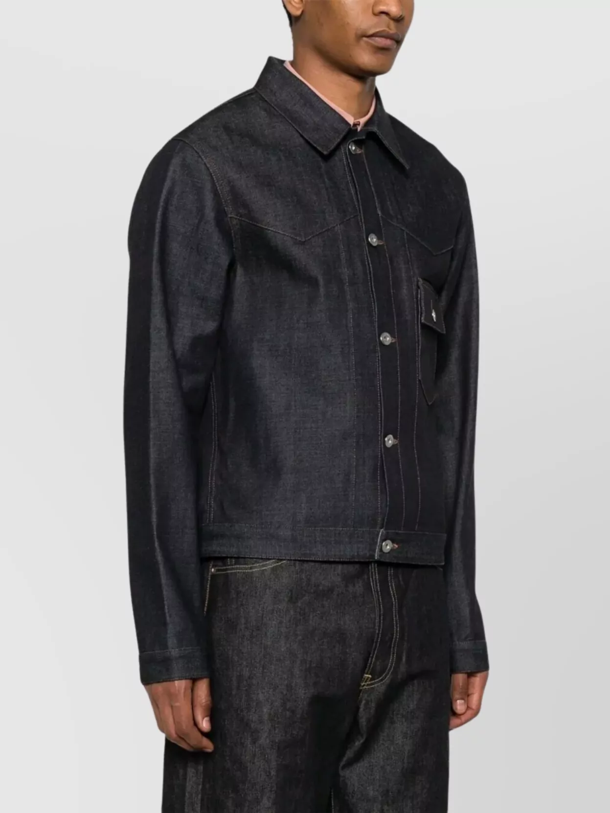 Jil Sander Tailored Jacket With Chest Pocket And Point Collar