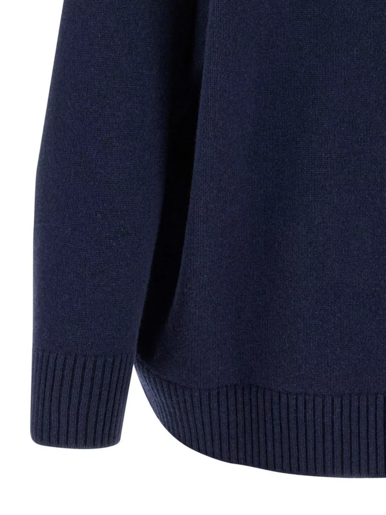 Alberta Ferretti V-neck Cashmere And Silk Blend Cardigan With Crystal Embroidery In Blue