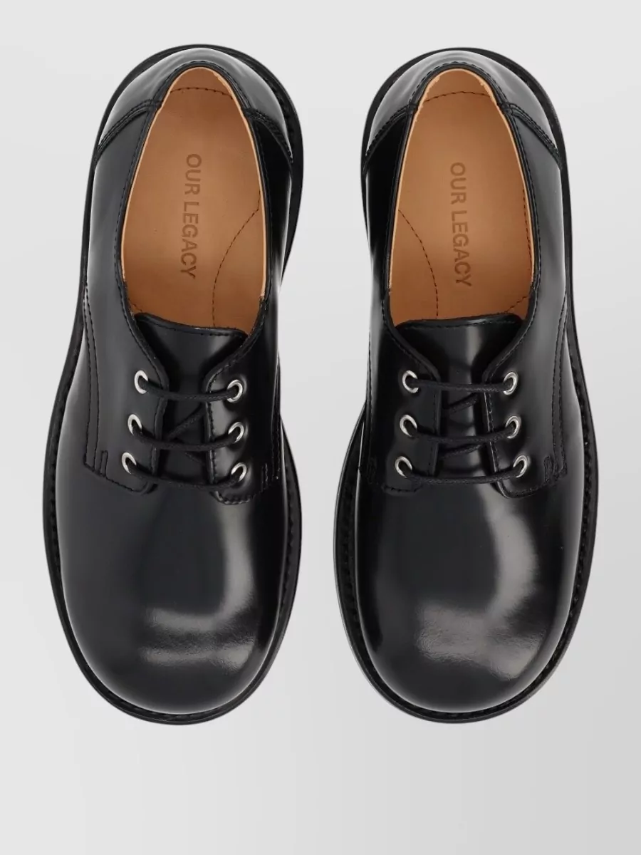 Our Legacy Leather Reception Oxford Shoes