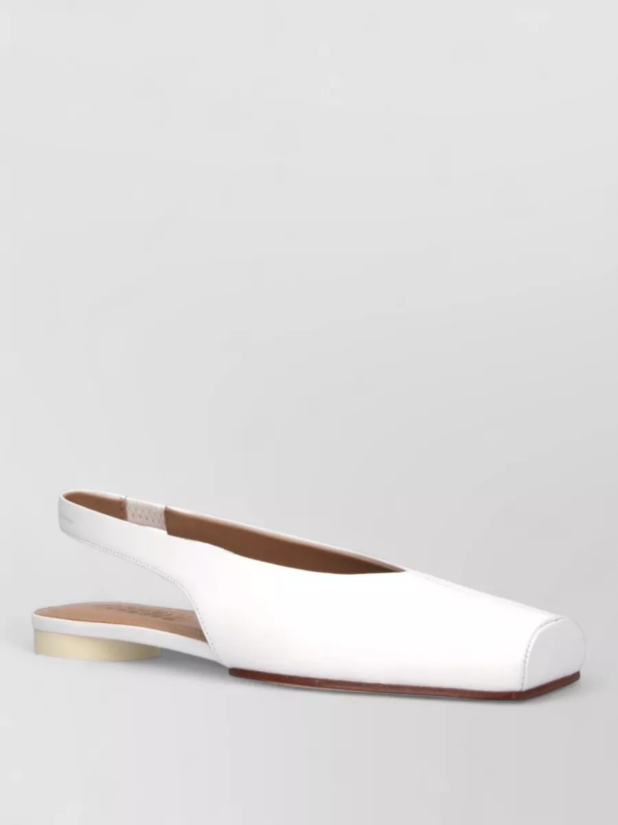 Mm6 Maison Margiela Leather Ballerina Flats