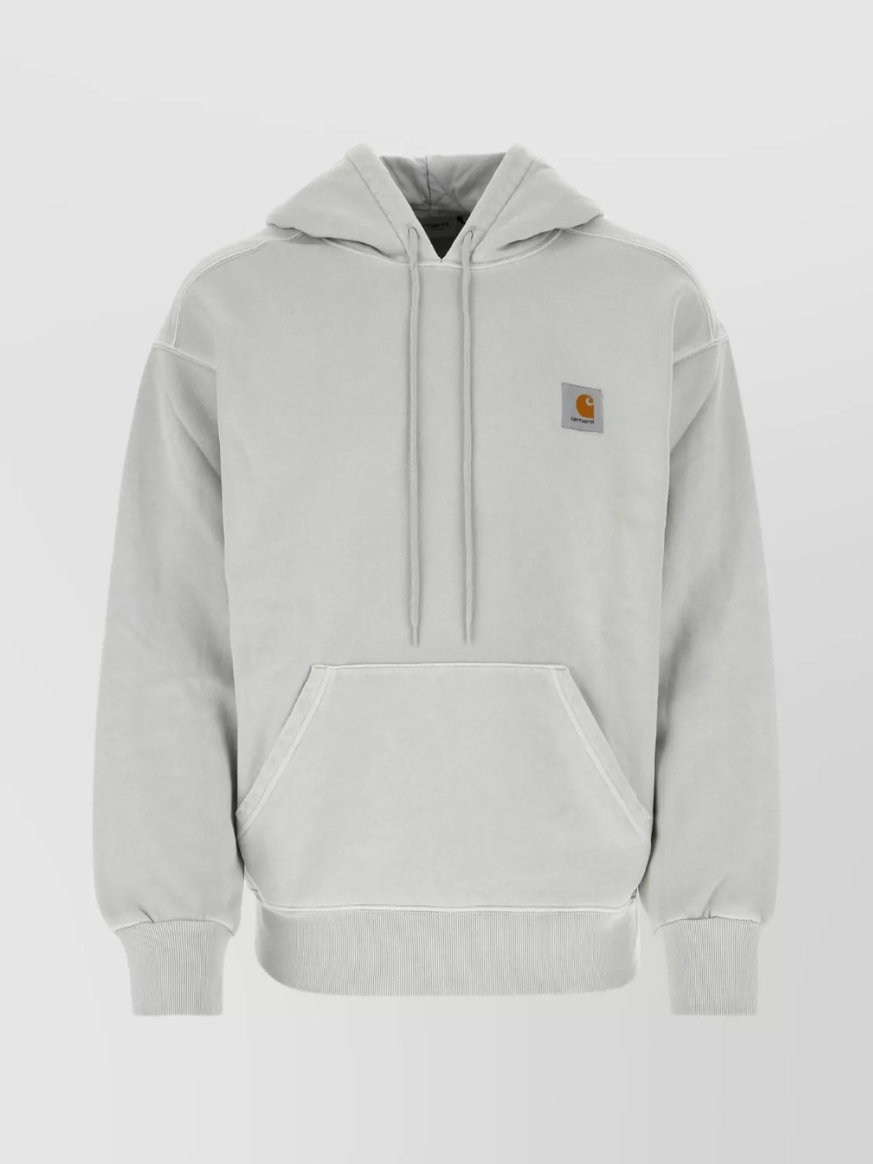 Carhartt Nelson Sweatshirt With Hood And Pouch Pocket In Gray