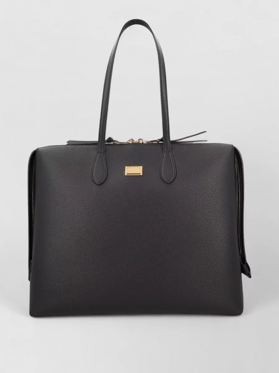 Dolce&Gabbana vittoria leather laptop bag