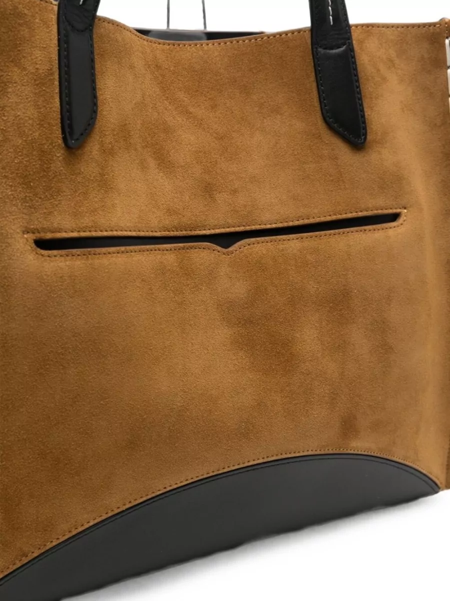 Jw Anderson Loafer Bag Suede And Leather Tote Bag