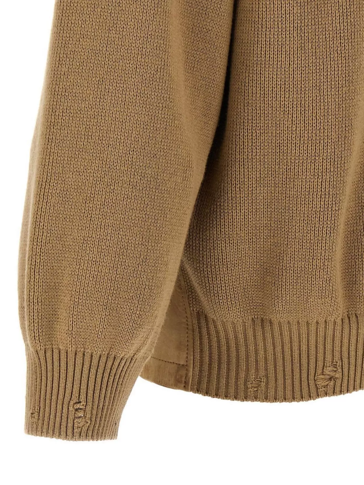 Golden Goose 'neil' Collar Jacket With Ribbed Accents