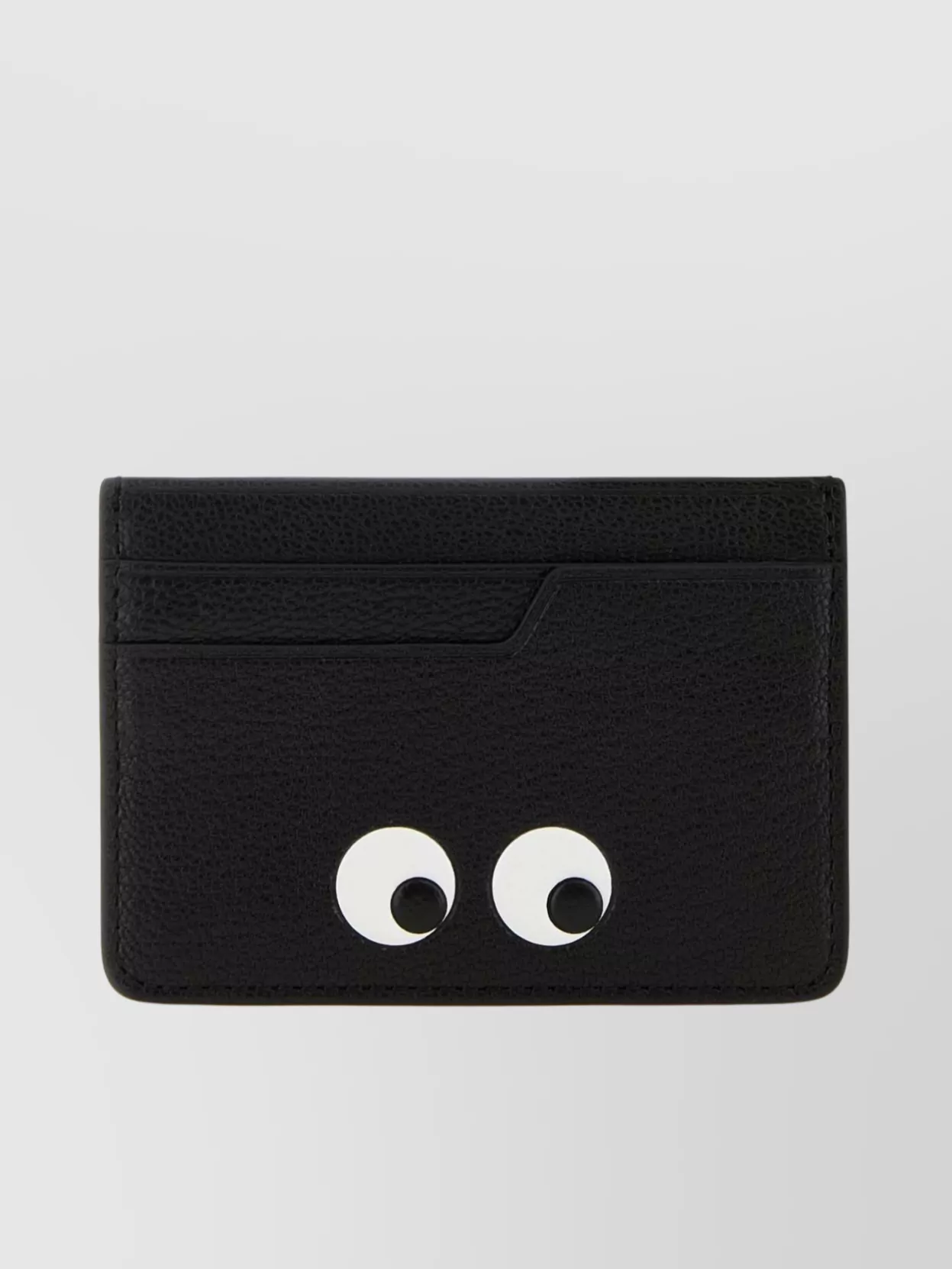 Shop Anya Hindmarch Embossed Graphic Card Holder In Black