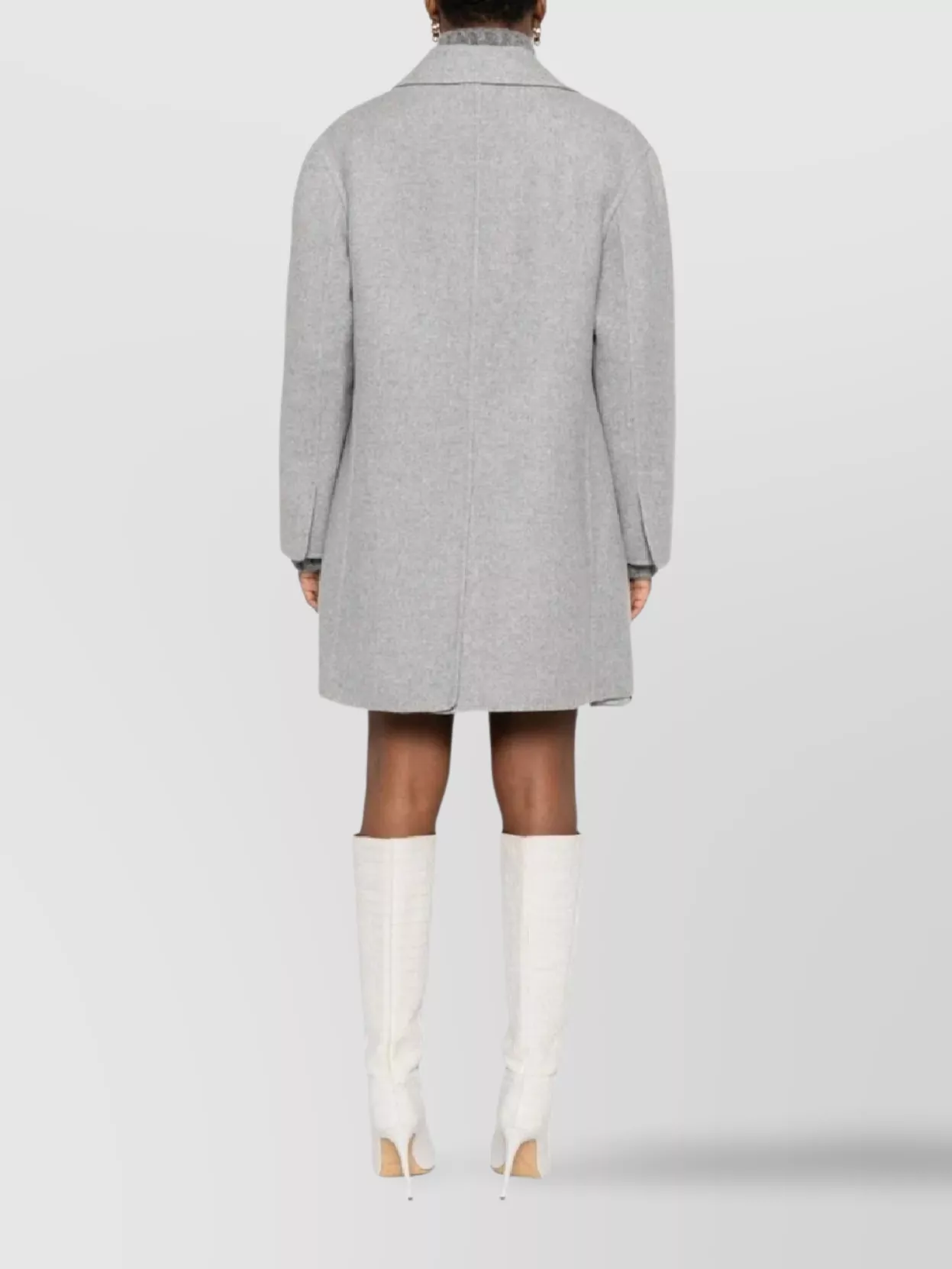 Ermanno Scervino Double Breasted Long Sleeve Coat